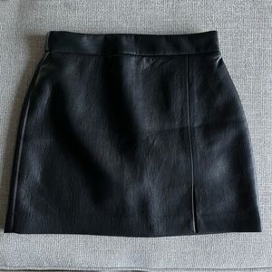 Wilfred Patio Faux Leather Skirt